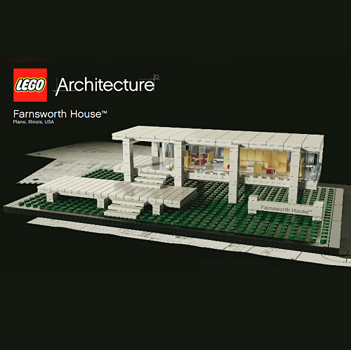 LEGO Architecture Farnsworth House 21009 Building Bricks Set