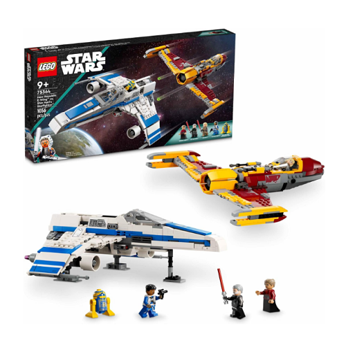 Lego star wars set 75364 Ahsoka New Republic E-Wing vs. Shin Hati’s Starfighter Building Bricks Set Best Price