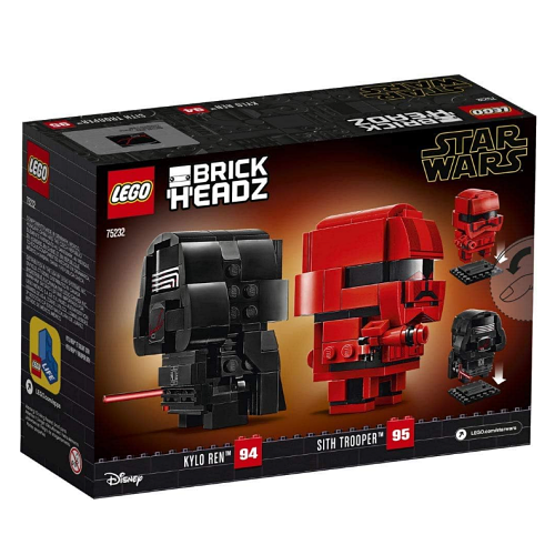 LEGO BrickHeadz Star Wars Kylo Ren & Sith Trooper 75232 Building Bricks Set Best Price