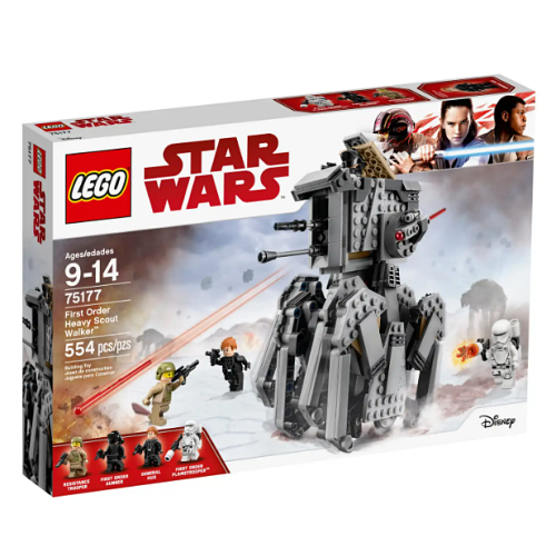 LEGO Star Wars Episode VIII First Order Heavy Scout Walker 75177 Building Bricks Set Best Price