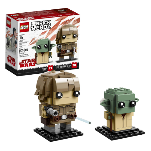 Lego brickheadz star wars luke skywalker and yoda 41627