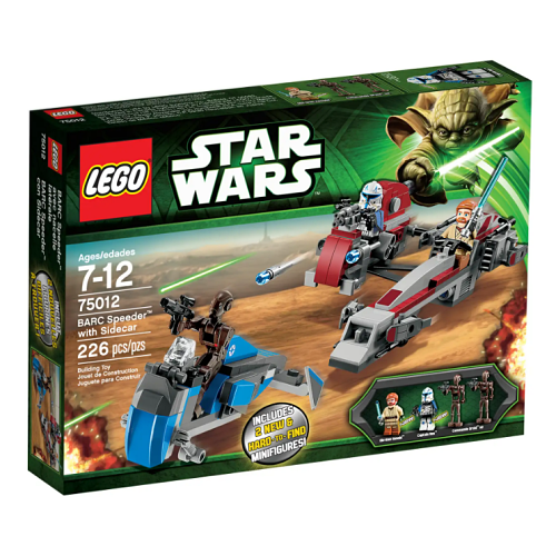 Lego star wars barc speeder with sidecar set 75012