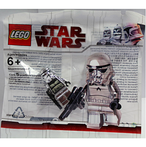 LEGO Star Wars Chase Mini Figure Limited Edition Chrome Stormtrooper with Bla Building Bricks Set Best Price